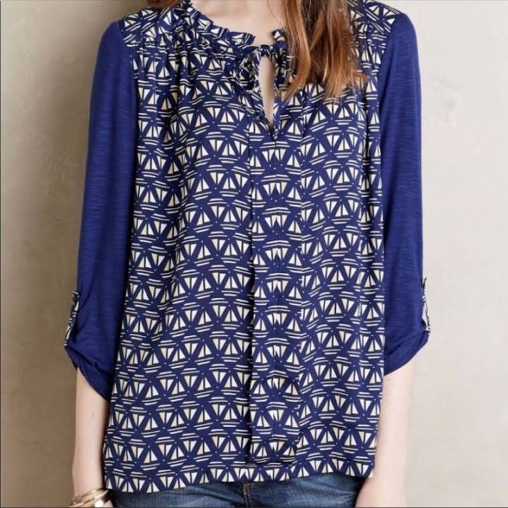 Anthropologie Meadow Rue Blouse - Size L, EUC